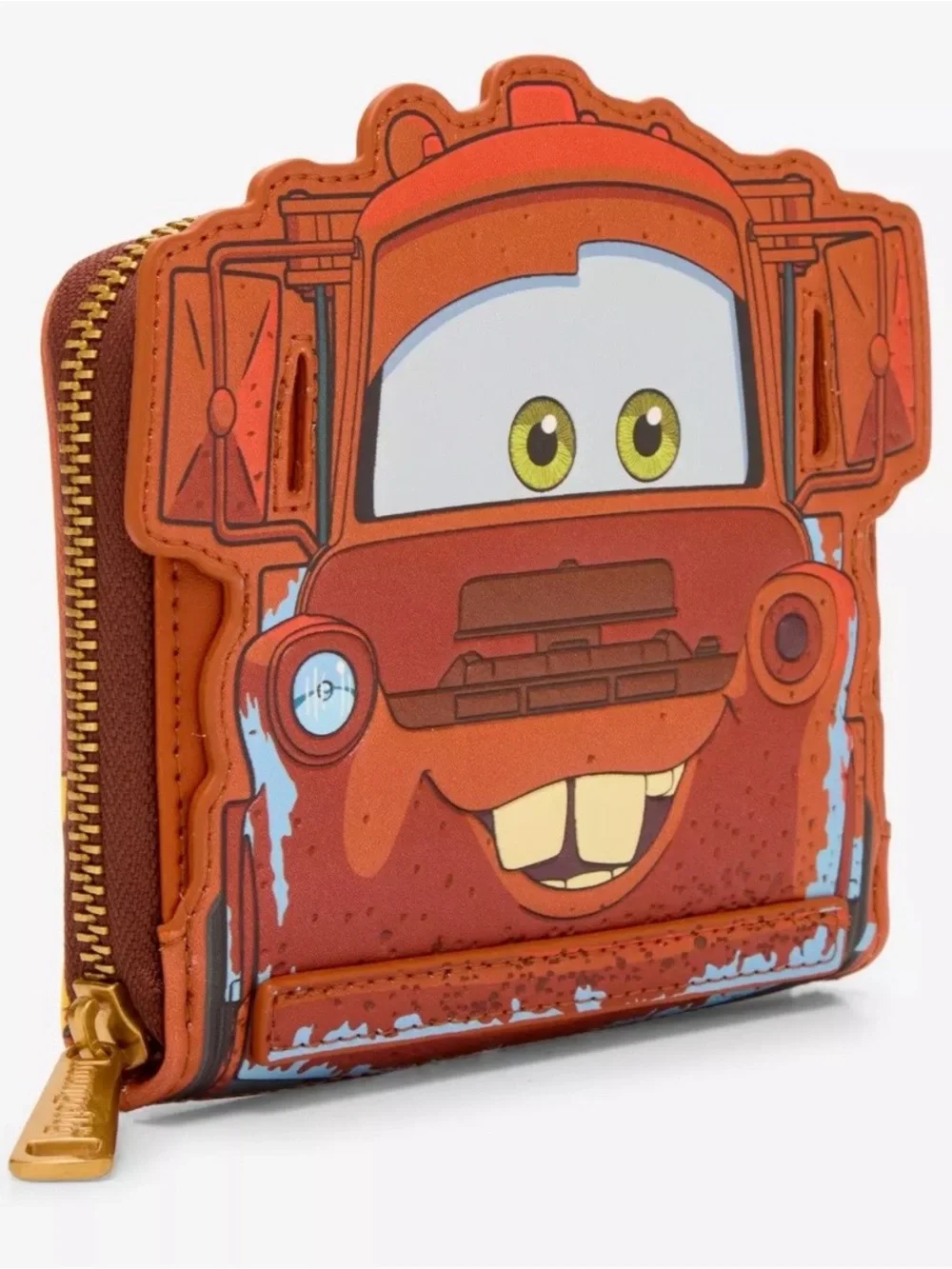 NWT Loungefly Pixar Tow Mater Zip Around Wallet in Original Packaging